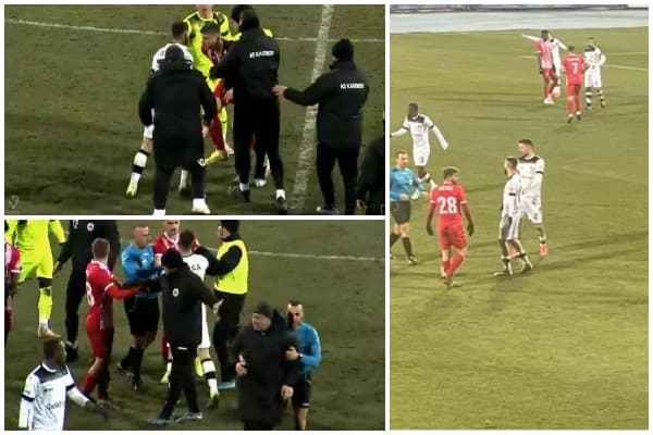 Trajnerin Ndreu nuk e mbajnë nervat, godet lojtarin e Skënderbeut (VIDEO)