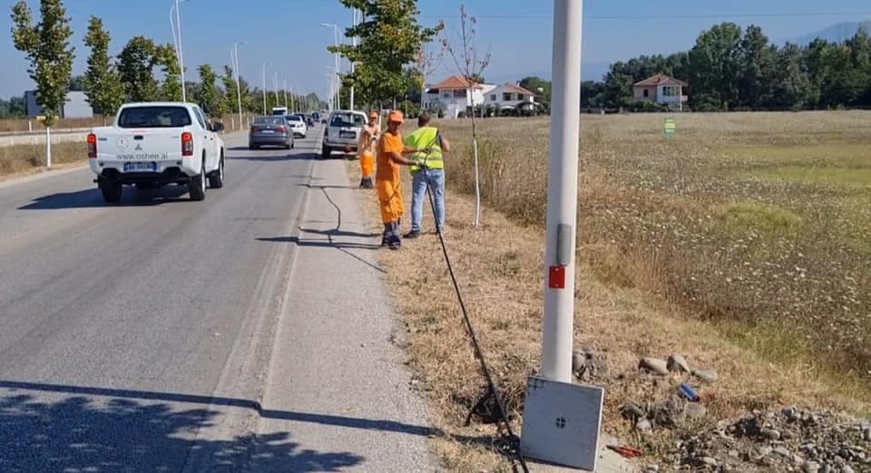 Punime në aksin Qafë Kashar - Rinas, skema si devijohet trafiku