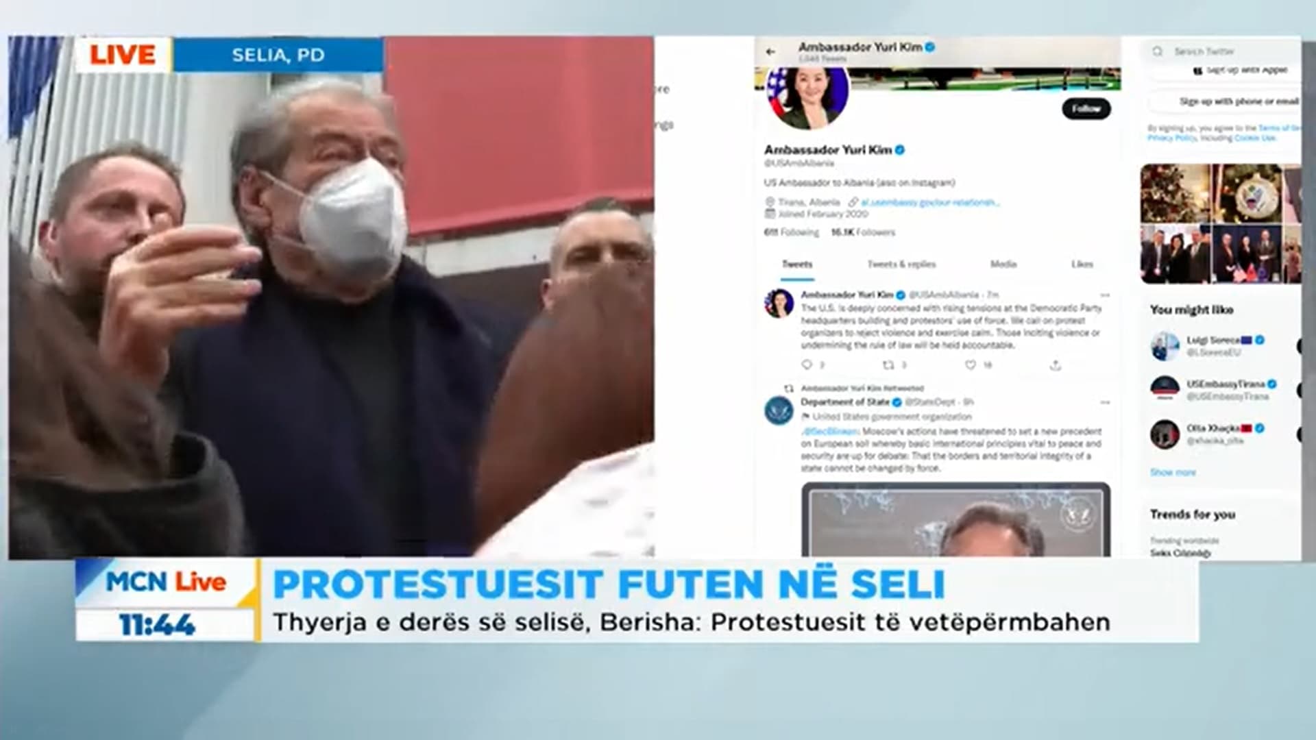 Protesta në PD/ Kim: Ata që nxisin dhunën ose minojnë sundimin e ligjit do të mbahen përgjegjës