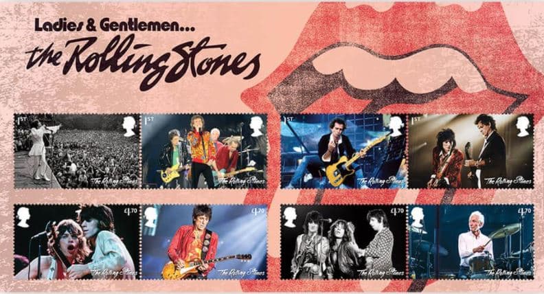 ‘Royal Mail’ poston pulla të veçanta dedikuar 60 vjetorit të ‘The Rolling Stones’