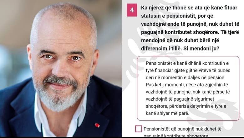 Pyetjet e kryeministrit dhe një sugjerim me pullë të kuqe