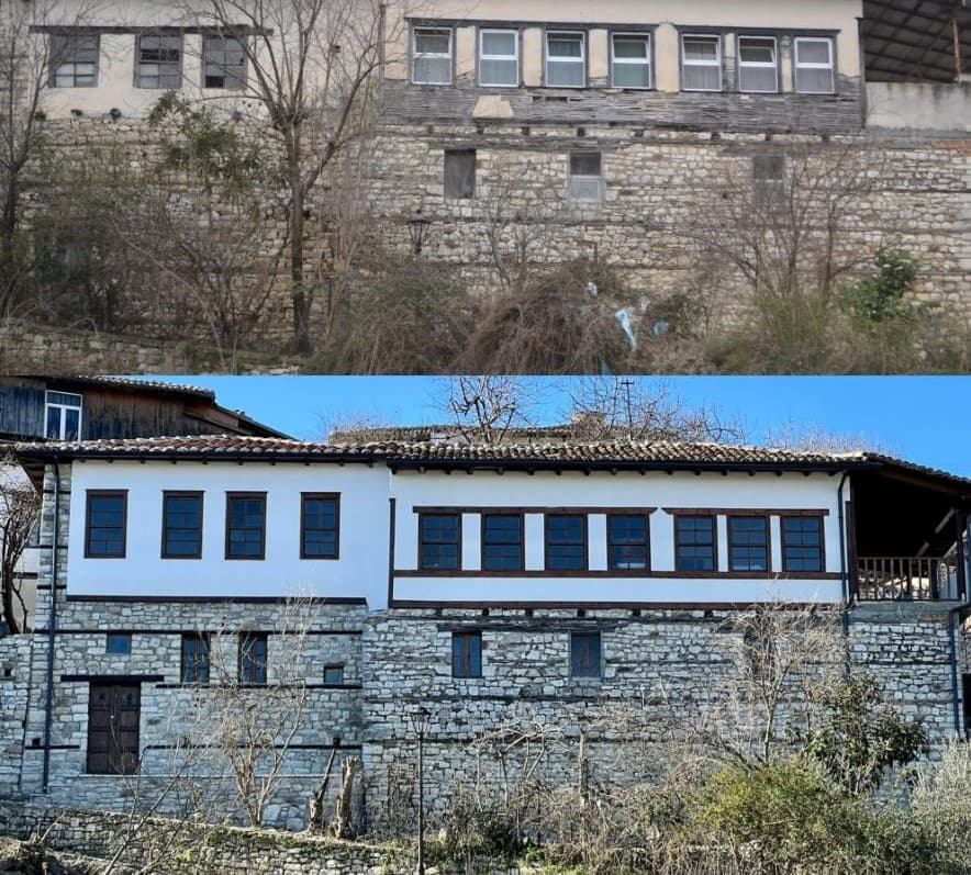 Restaurohen banesat Çakaresko dhe Kondakçiu në lagjen “Kala” të Beratit