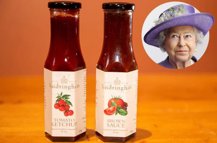 Mbretëresha Elizabeth tani ka markën e saj të ketchup-it