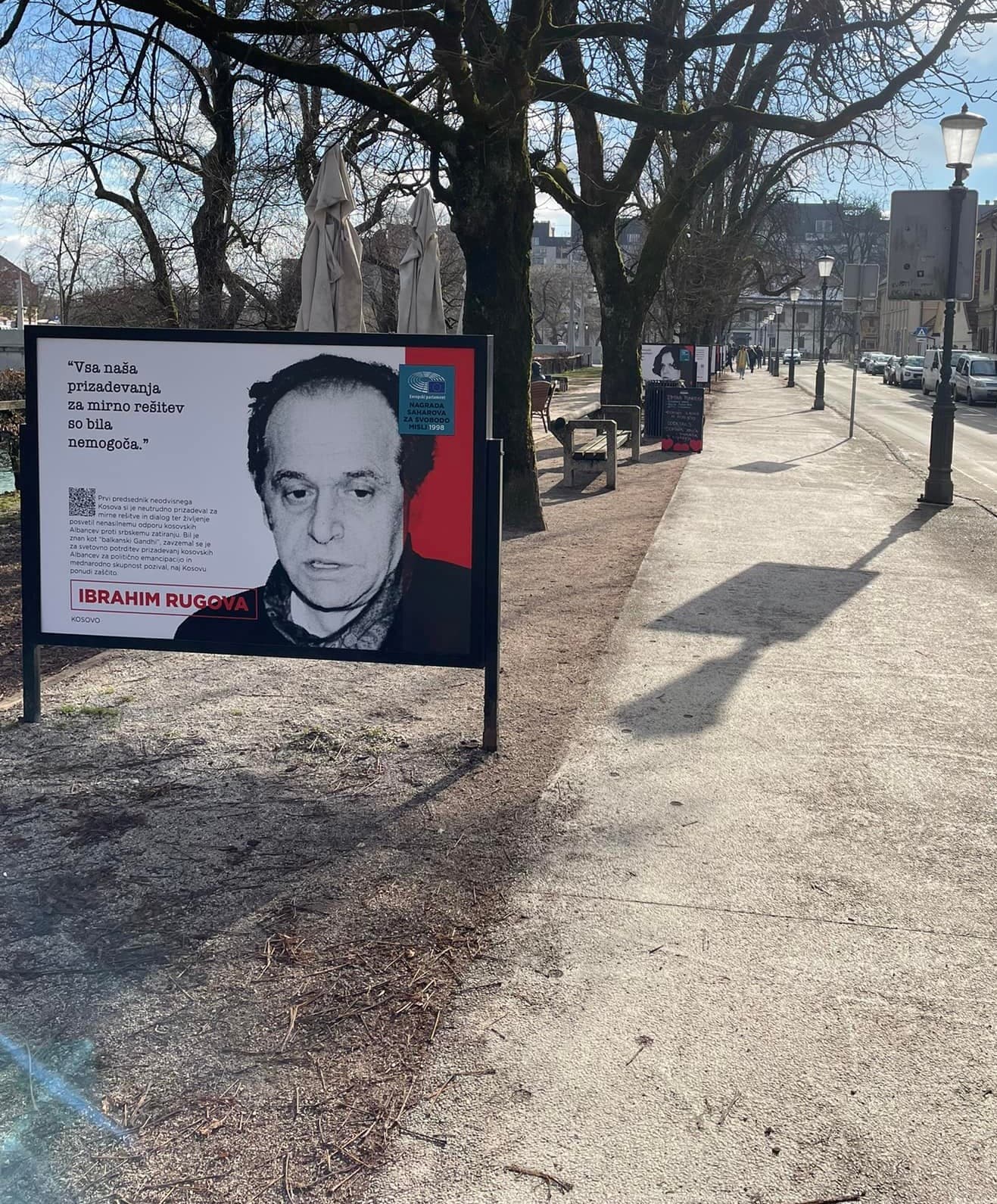    Në Slloveni ekspozohen fotografitë e 40 laureatëve të çmimit Saharov, ndër ta edhe Ibrahim Rugova