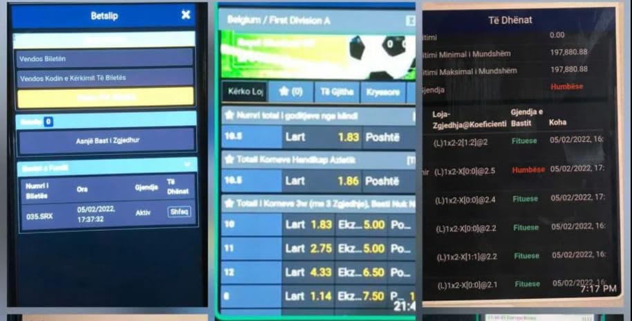 Vendosnin baste sportive në lokale, arrestohen 4 në Korçë