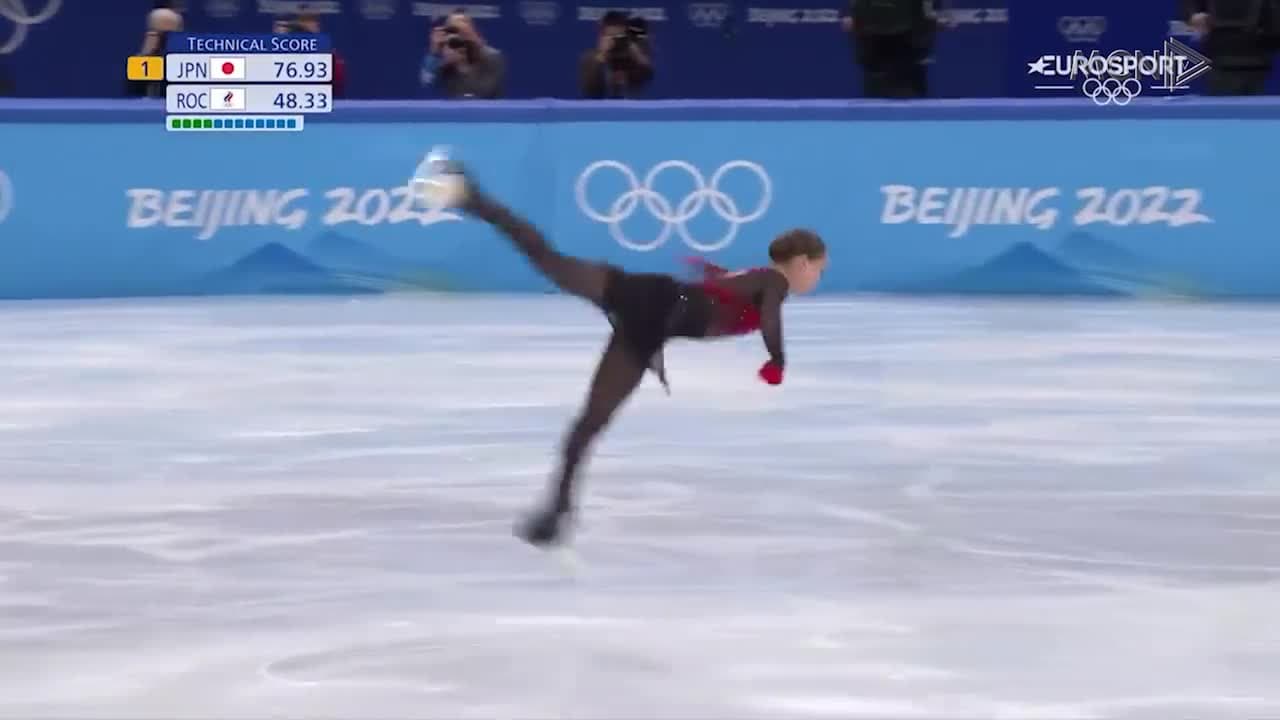 Patinatorja ruse magjeps Olimpiadën (VIDEO)