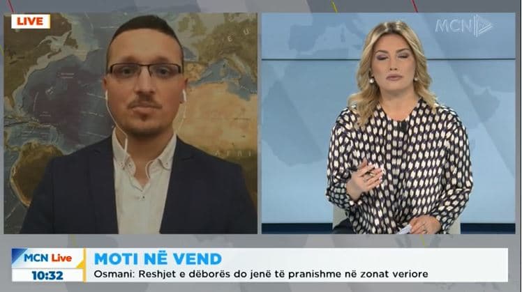 Moti në Shqipëri, Osmani tregon deri kur do të jenë prezente reshjet e shiut dhe rrebeshet (VIDEO)  