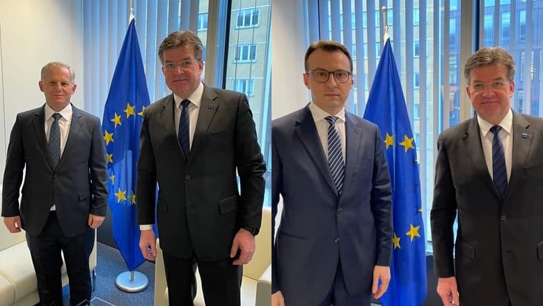 Dialogu Kosovë-Serbi/ Lajçak: Bisedime intensive me kryenegociatorët Bislimi dhe Petkoviç
