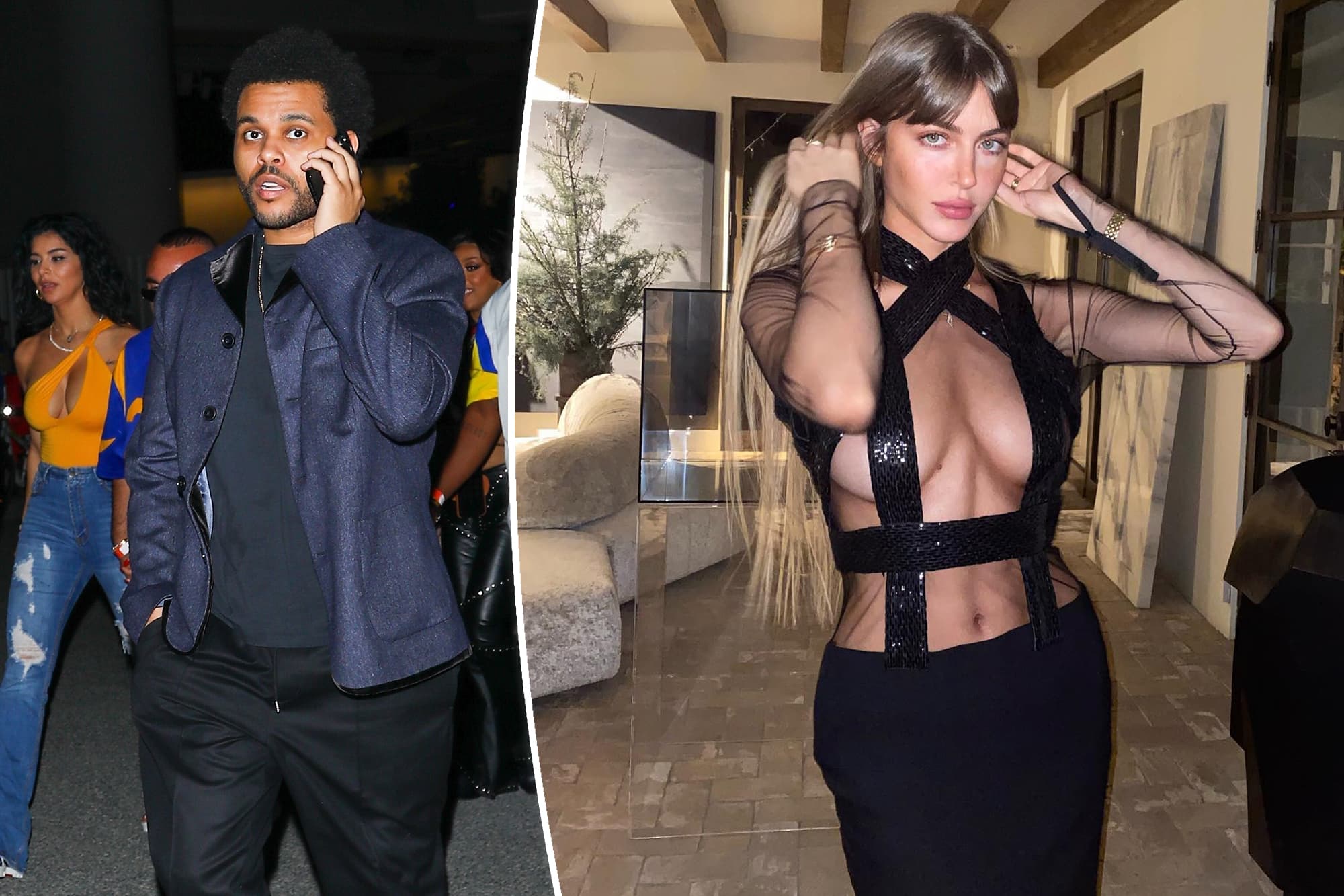 The Weeknd fotografohet duke u puthur me të dashurën e re