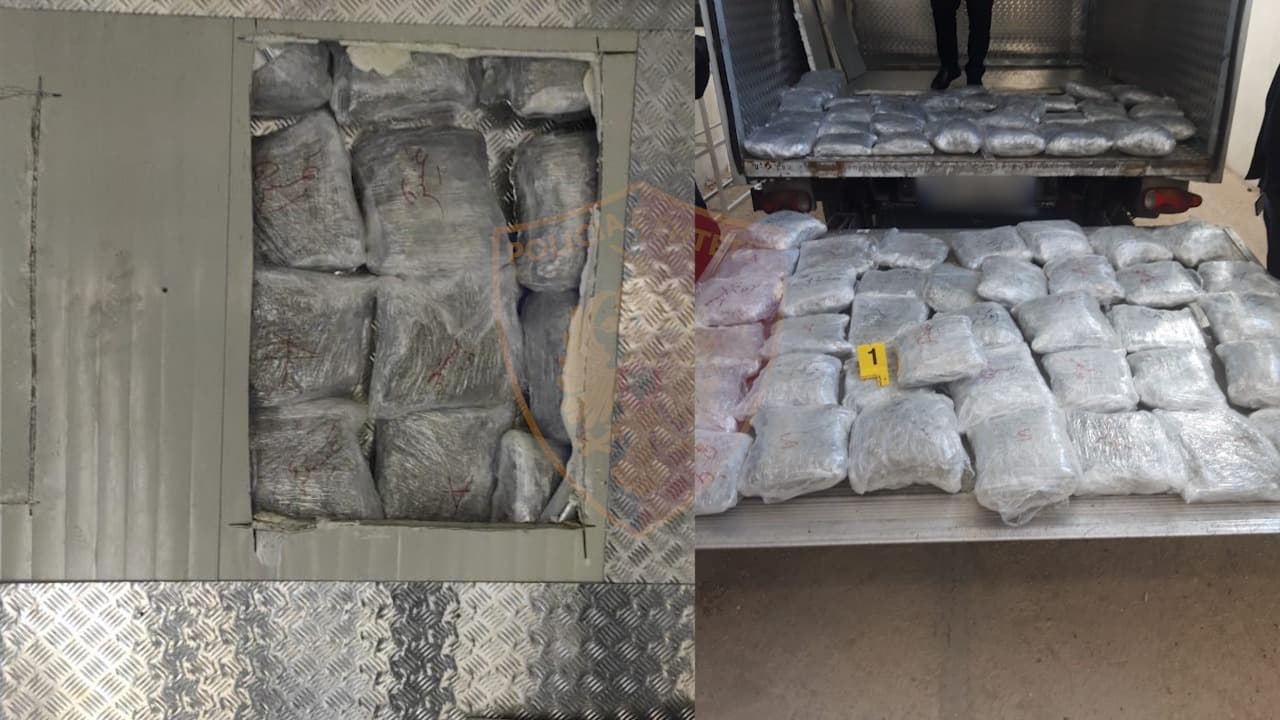 Tenton të trafikojë në Greqi 80 kg kanabis, kapet në Qafë Botë/Emri
