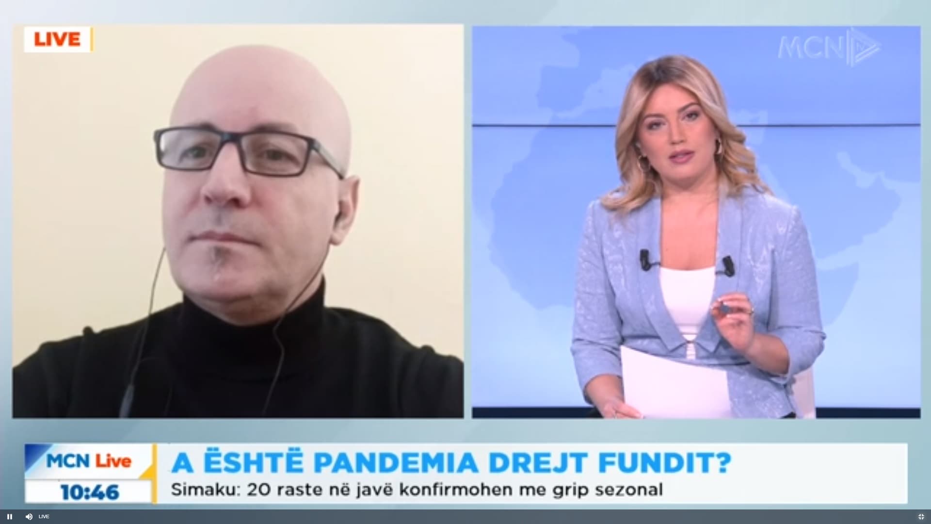 Simaku: Pandemia drejt fundit, 20 raste të gripit sezonal konfirmohen në javë (VIDEO)