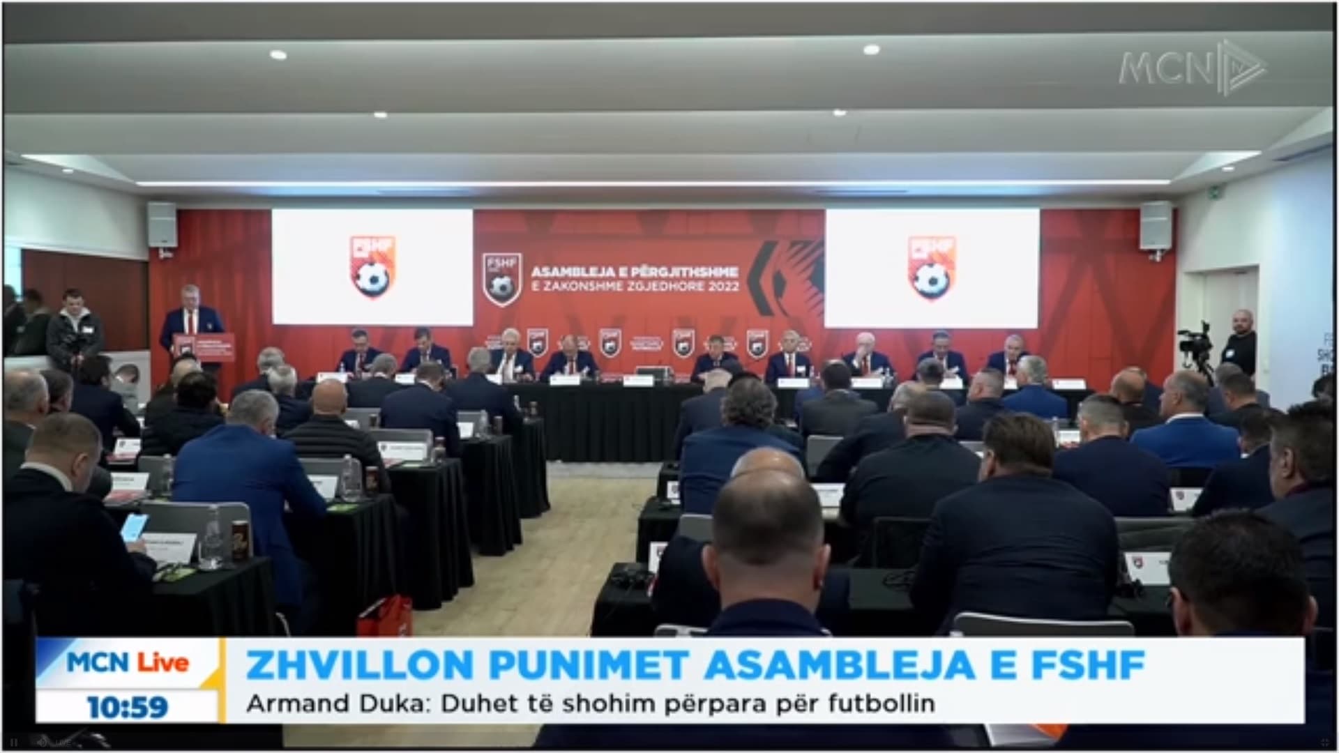 Asambleja e FSHF vendos shtyrjen e datës së zgjedhjeve më 15 mars (VIDEO)