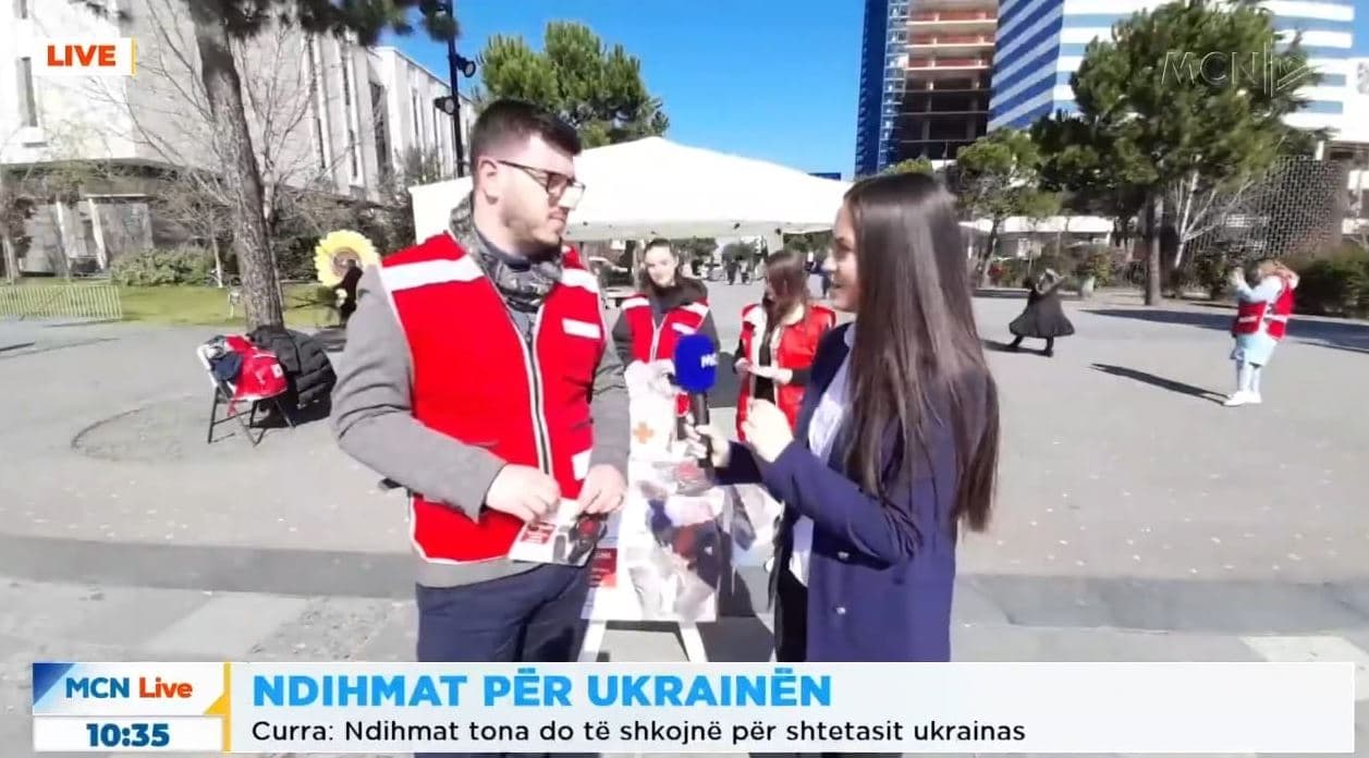 Kryqi i Kuq nismë për mbledhjen e ndihmave për Ukrainën/ Curra: Interesimi i lartë