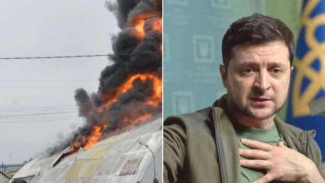 Ukrainë, fragment rakete në rezidencën e banimit të Presidentit Zelensky /FOTO