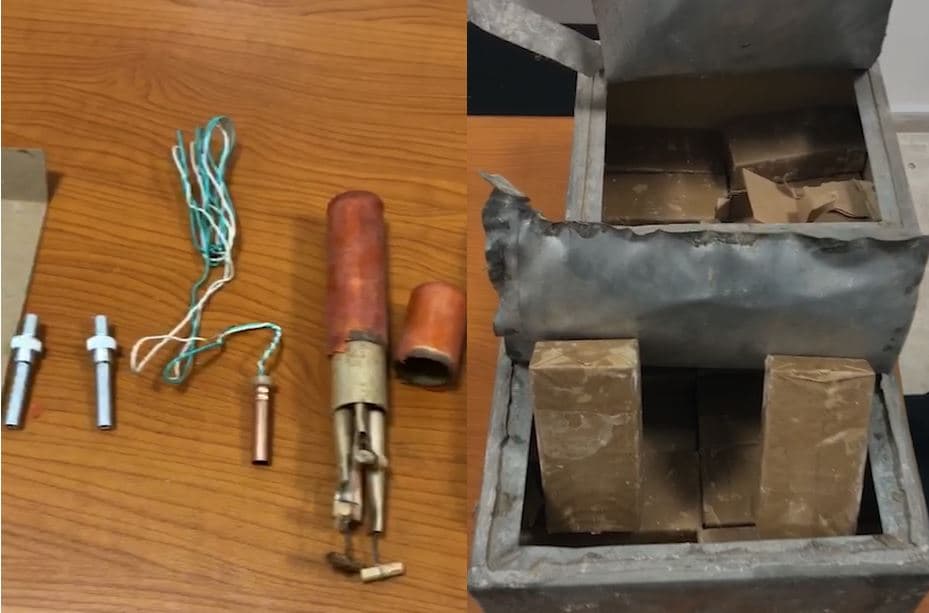 Zbulohen në Himarë kapsolla elektrike, detonatorë dhe ndezësa, pranga një personi