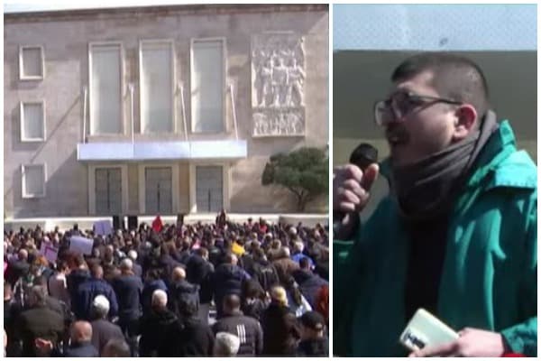 “Të qëndrojmë në shesh! Rama bëri atentat ndaj kohezionit social”/ Aktivistë dhe qytetarë protestojnë para Kryeministrisë