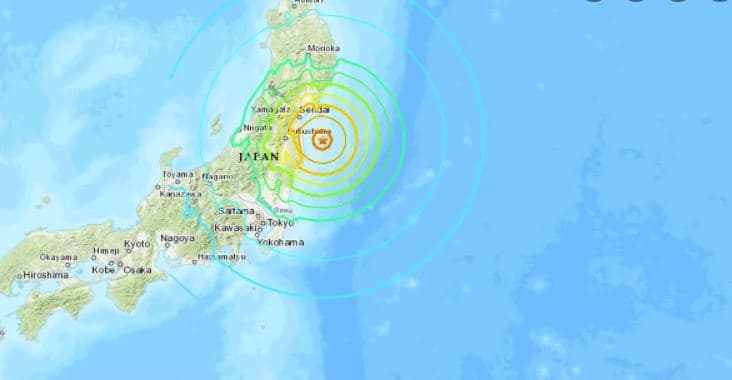Tërmet 7.3 ballë në Japoni, alarm për tsunami