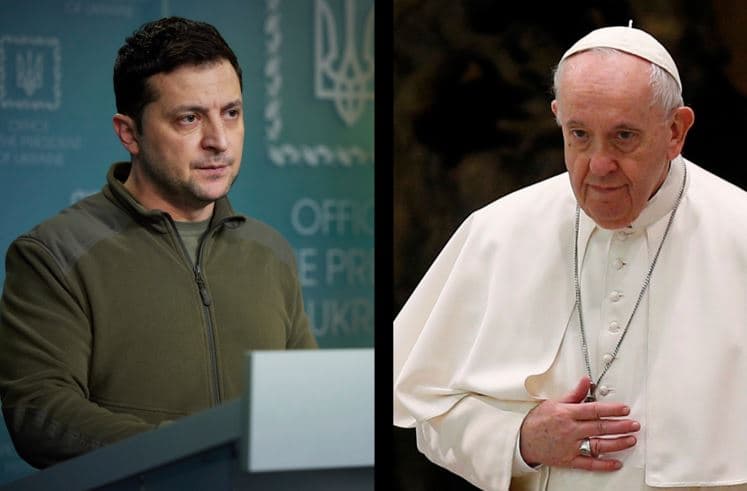 Papa telefonon Zelensky: Do bëj të pamundurën, për t’i dhënë fund luftës
