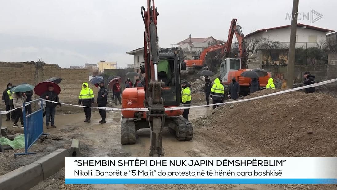 “Shembin shtëpi dhe nuk japin dëmshpërblim”/ Banorët e “5 Majit” do protestojnë të hënën para bashkisë (VIDEO)