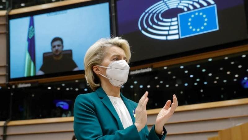 Von der Leyen shkon të premten në Kiev, për të takuar Zelensky