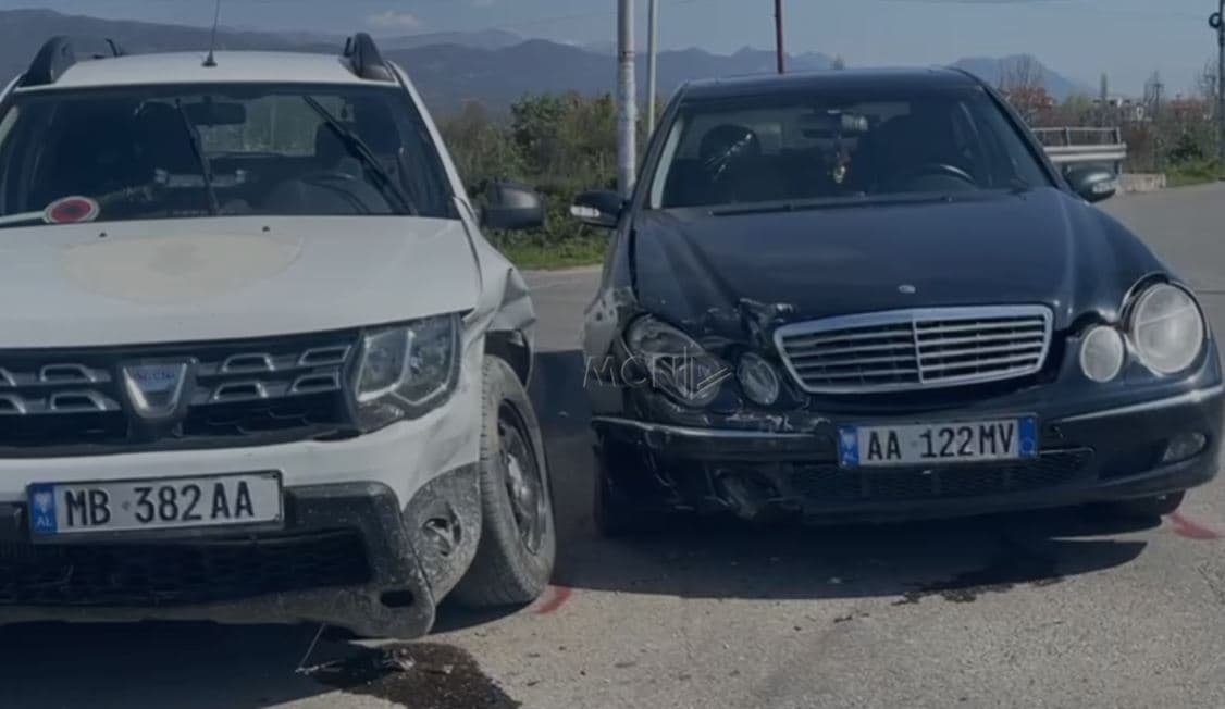 Aksidentohet makina e Policisë Kufitare në Lezhë, përplaset me një tjetër
