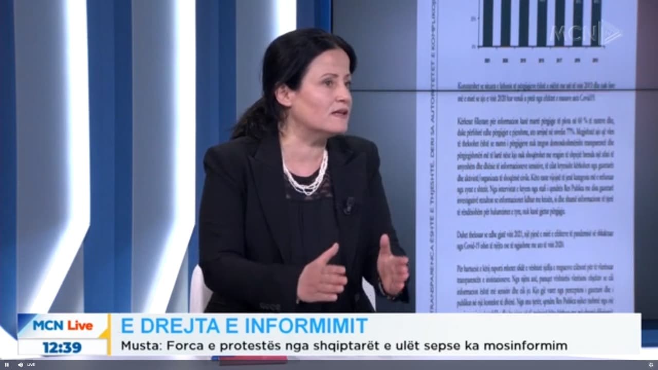E drejta e informimit, Musta: Shpata e Demokleut mbi institucionet shqiptare, trashëgohet nga një qeveri në tjetrën (VIDEO)