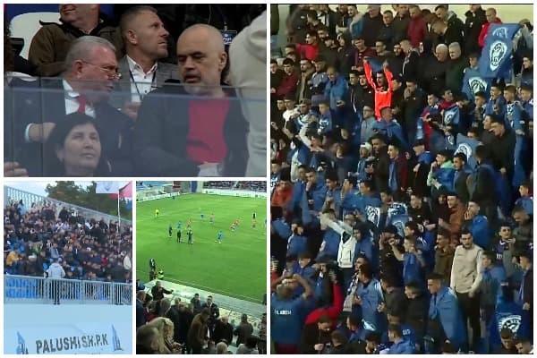 Atmosferë festive, Kukësi inauguron stadiumin e ri (VIDEO)