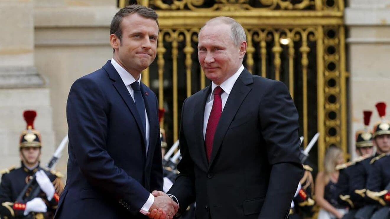 Putini uron Macronin për fitoren në zgjedhjet presidenciale