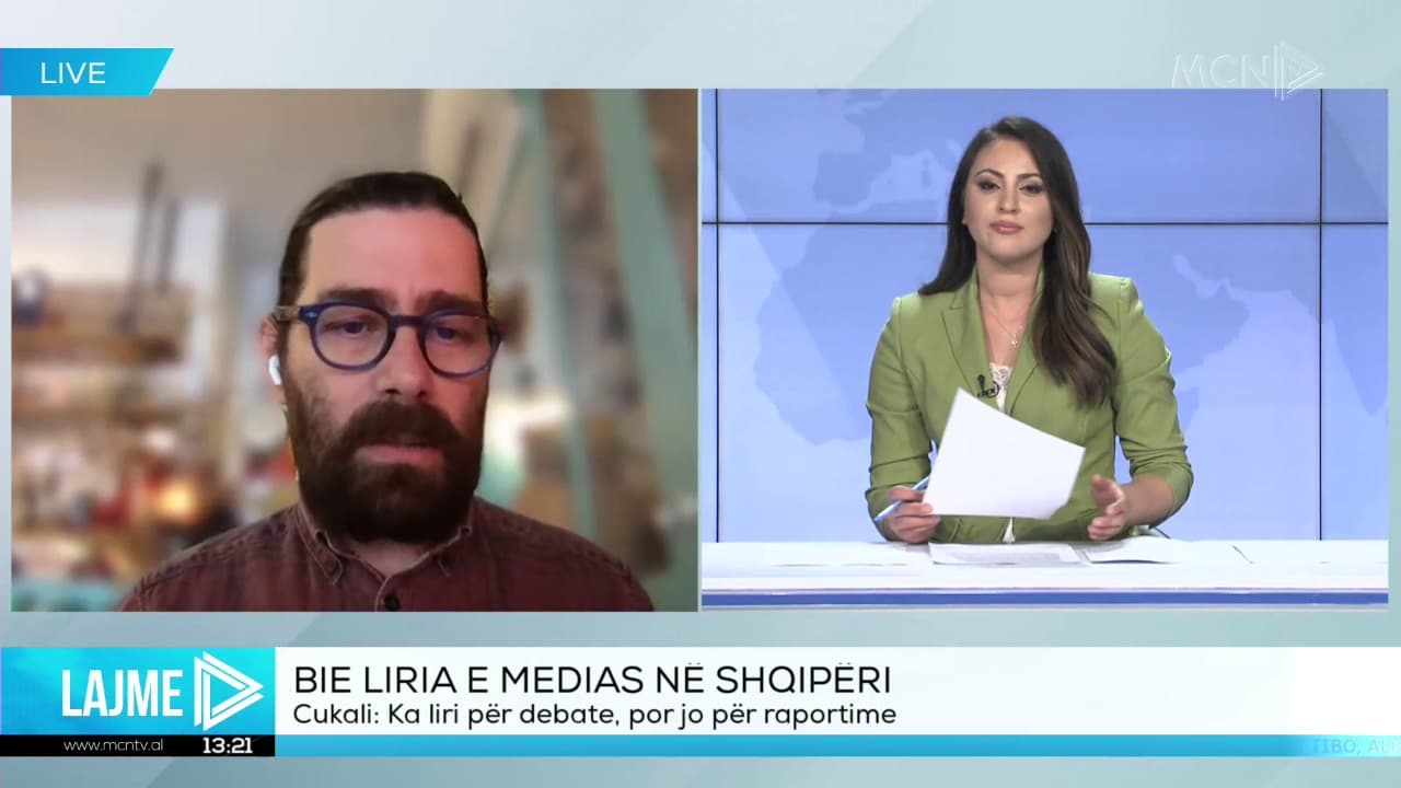 Cukali: Në Shqipëri nuk ka liri raportimi, paketa anti-shpifje është e vdekur (VIDEO)