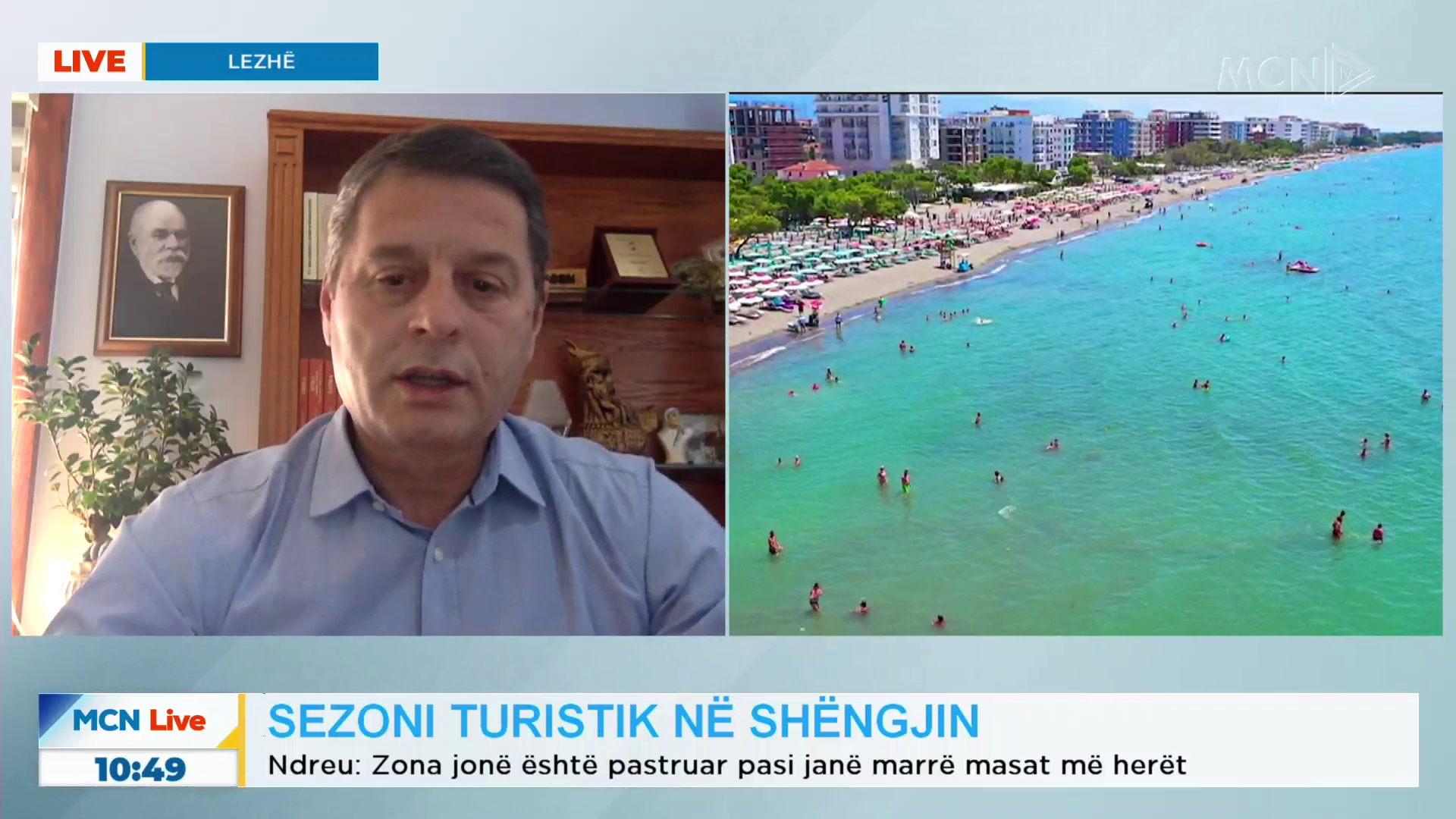   Fillimi i sezonit turistik në Shëngjin/ Ndreu: Brenda qershorit, kamera në tërë zonën e plazhit (VIDEO)