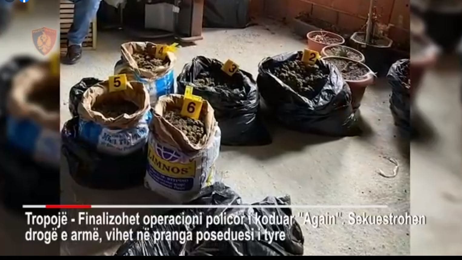  Sekuestrohen 18 kilogramë kanabis/ Arrestohet 53-vjeçari në Tropojë