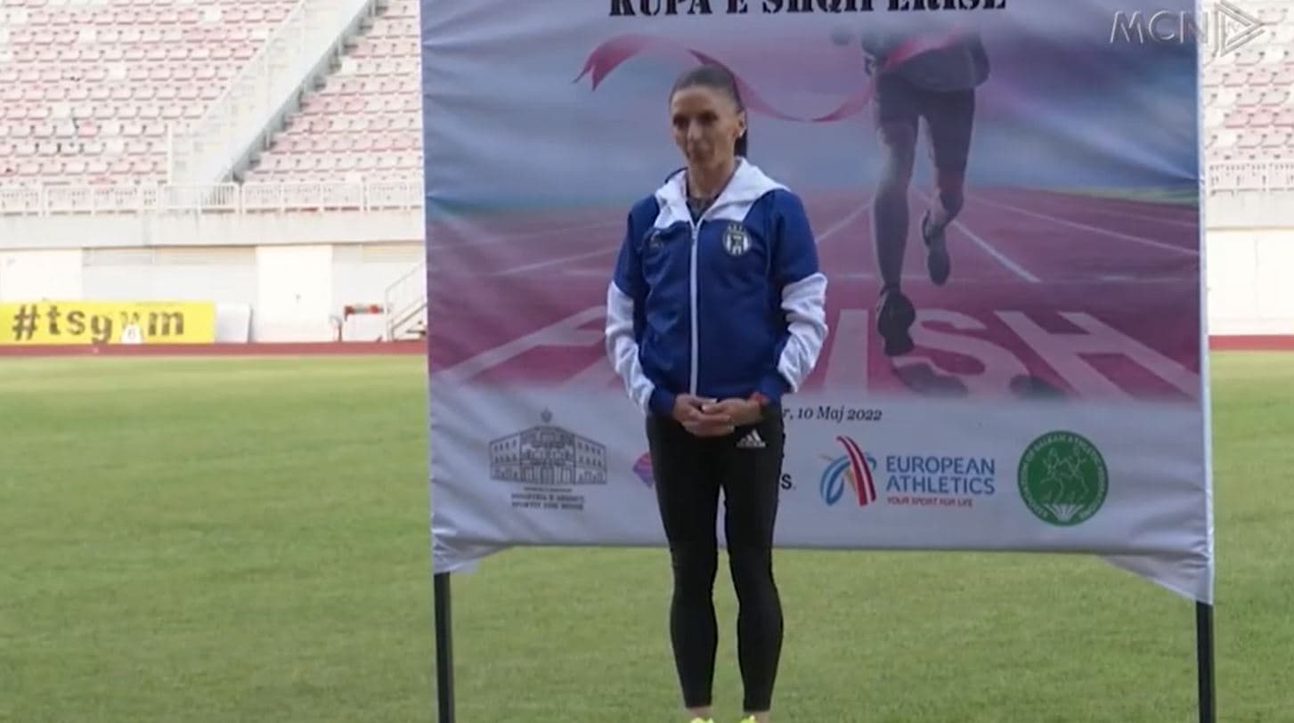 Luiza Gega thyen një rekord kombëtar (VIDEO)