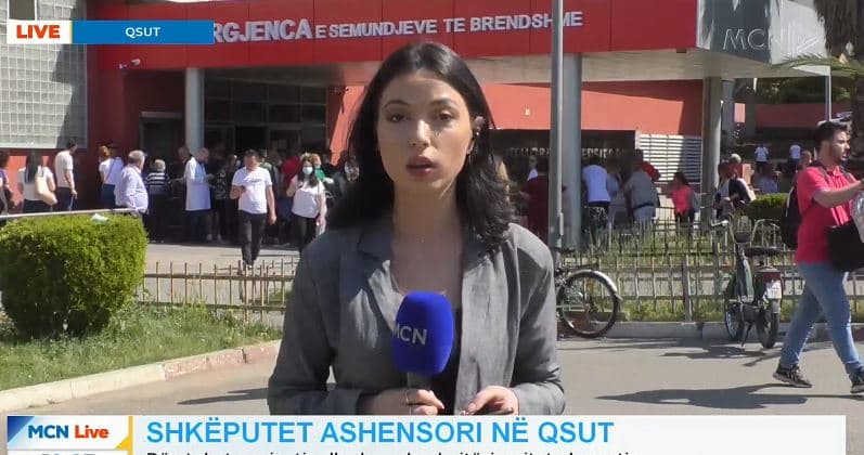 Ngjarja në QSUT, ashensori ku ndodhej pacientja ra nga kati zero në -1 