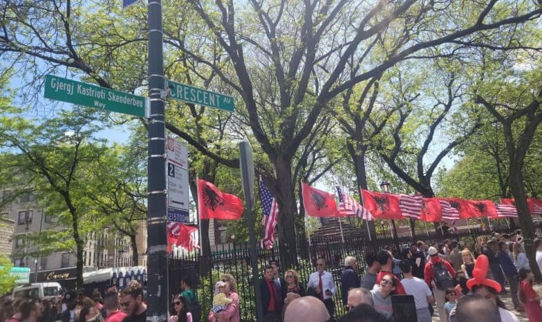 Inaugurohet rruga “Gjergj Kastrioti Skënderbeu” në Nju Jork