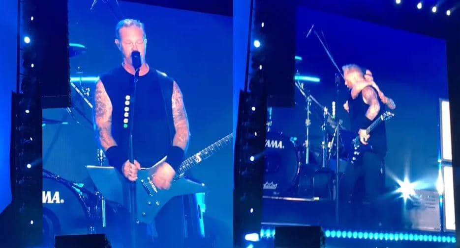 James Hetfield i Metallica përlotet në skenë: Ndihem i vjetër për të luajtur mirë