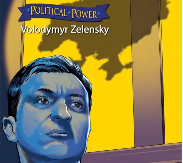 Historia e jetës së Presidentit të Ukrainës Zelensky, rrëfehet në një libër komik