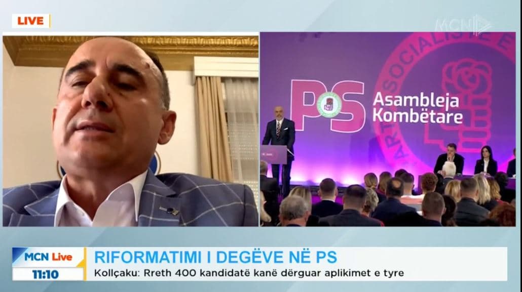 Gara në PS për kryetarët e degëve/ Kollçaku: 400 kandidatë potencialë, kriteri më i fortë pastërtia morale e penale (VIDEO)