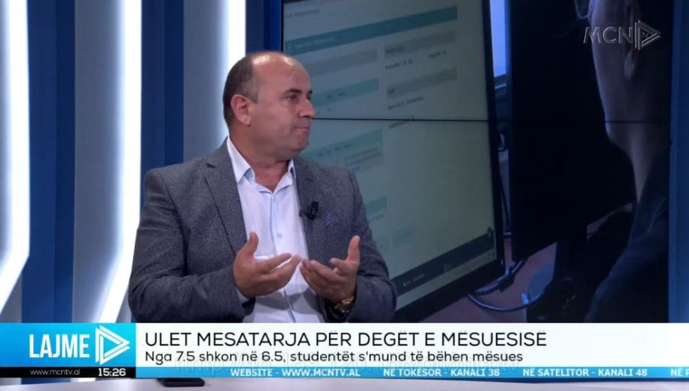 Ulja e mesatares për degët e mësuesisë, Çejku: Nuk e rregullon sistemin, në Shqipëri s'janë bërë reforma të qenësishme