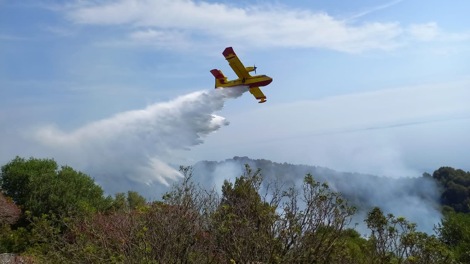 Zjarret në Sazan/ Peleshi: Greqia dërgoi avion në ndihmë, thelbësore puna e forcave në terren