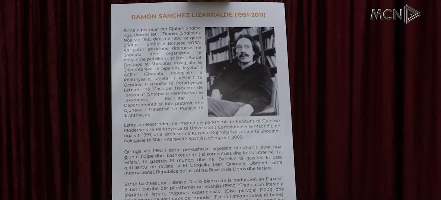 Java e kulturës spanjolle/ Lizarralde, përkthyesi që bëri autorët shqiptarë të flasin spanjisht 