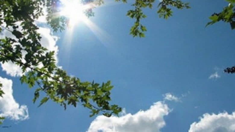 Mot i kthjellët dhe i nxehtë, njihuni me parashikimin dhe temperaturat sot