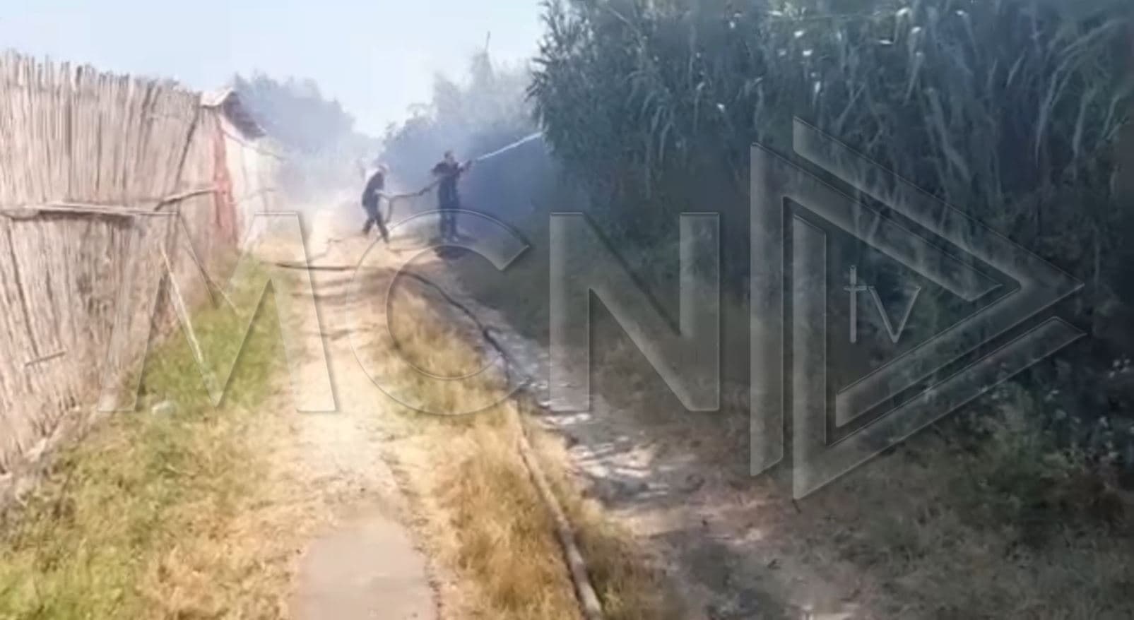 Rikthehen zjarret, në flakë tokat me bar dhe parcelat me grurë në Roskovec (VIDEO)