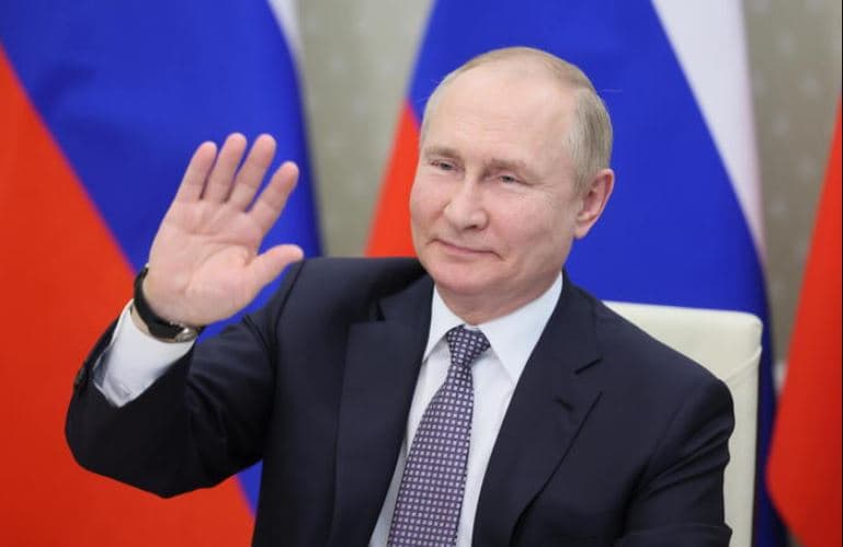Putin në Taxhikistan dhe Turkmenistan, udhëtimi i parë i luftës