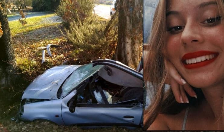 Makina del nga rruga dhe përplaset me pemën, 18-vjeçarja shqiptare humb jetën në Itali/ Emri