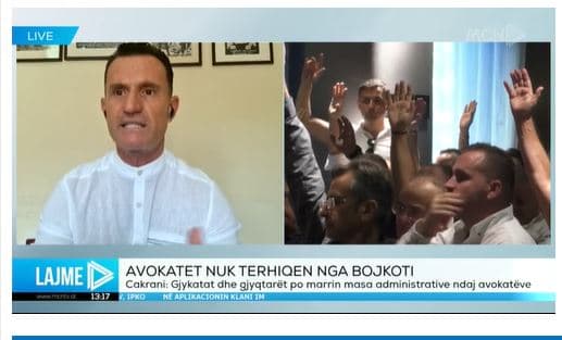 Bojkoti i avokatëve/ Cakrani: Jemi të indinjuar, protestojmë për qytetarët, ata nuk na përkrahin fare