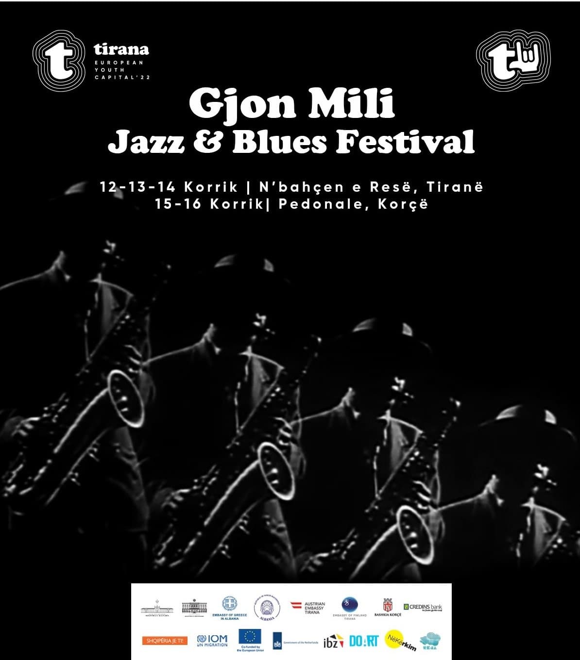 12-16 korrik/ Festivali “Gjon Mili, Jazz&Blues” në Tiranë dhe Korçë