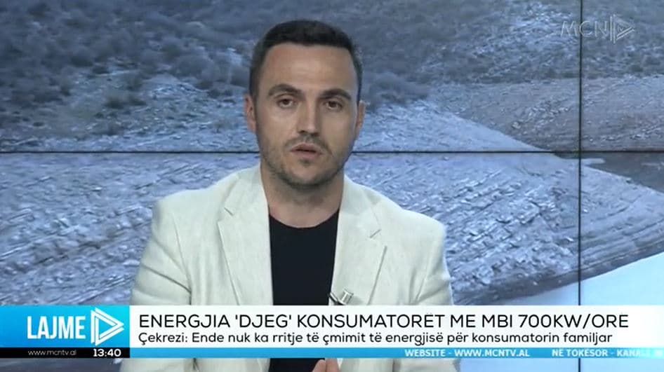 Çekrezi: Shqipëria po e blen energjinë me çmime rekord, duhej strategji kombëtare për të ulur importin (VIDEO)