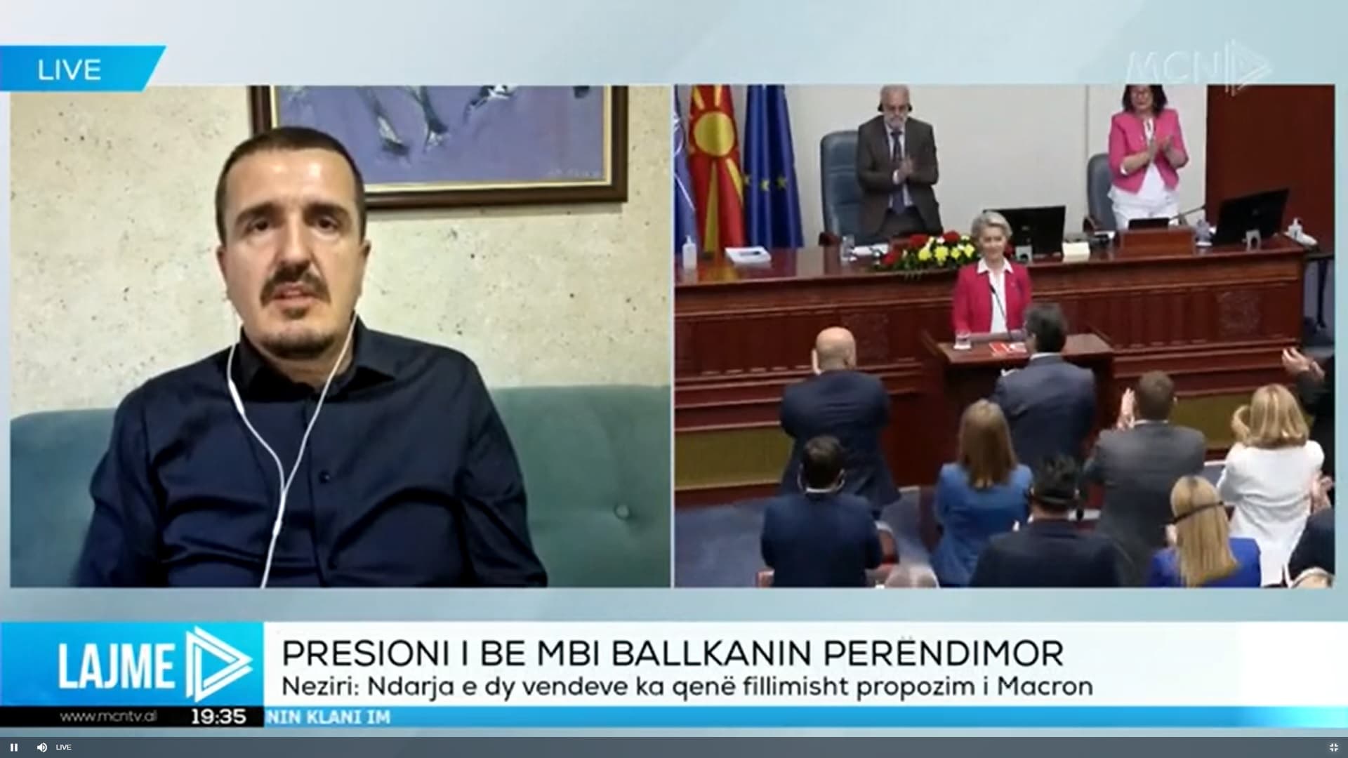 Tensione në Kuvendin maqedonas/ Neziri: Pavarësisht atmosferës së tendosur, të shtunën propozimi do të miratohet