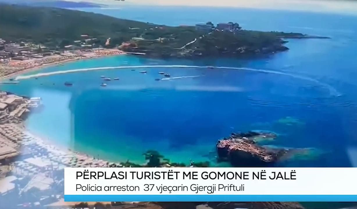 Përplasi turistët me gomone në Jalë, arrestohet 37-vjeçari (VIDEO)