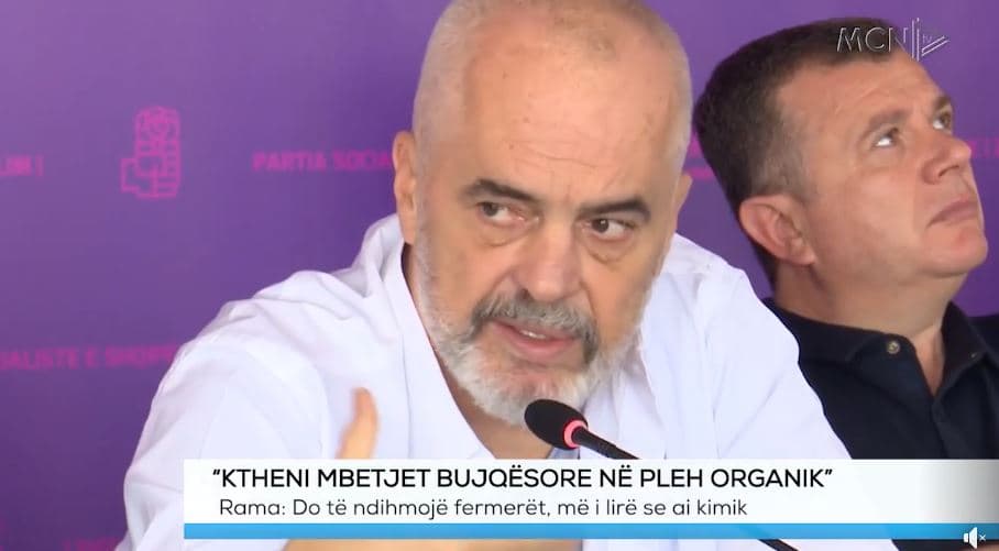 “Ktheni mbetjet bujqësore në pleh organik”, Rama: do të ndihmojë fermerët, më i lirë se ai kimik (VIDEO)